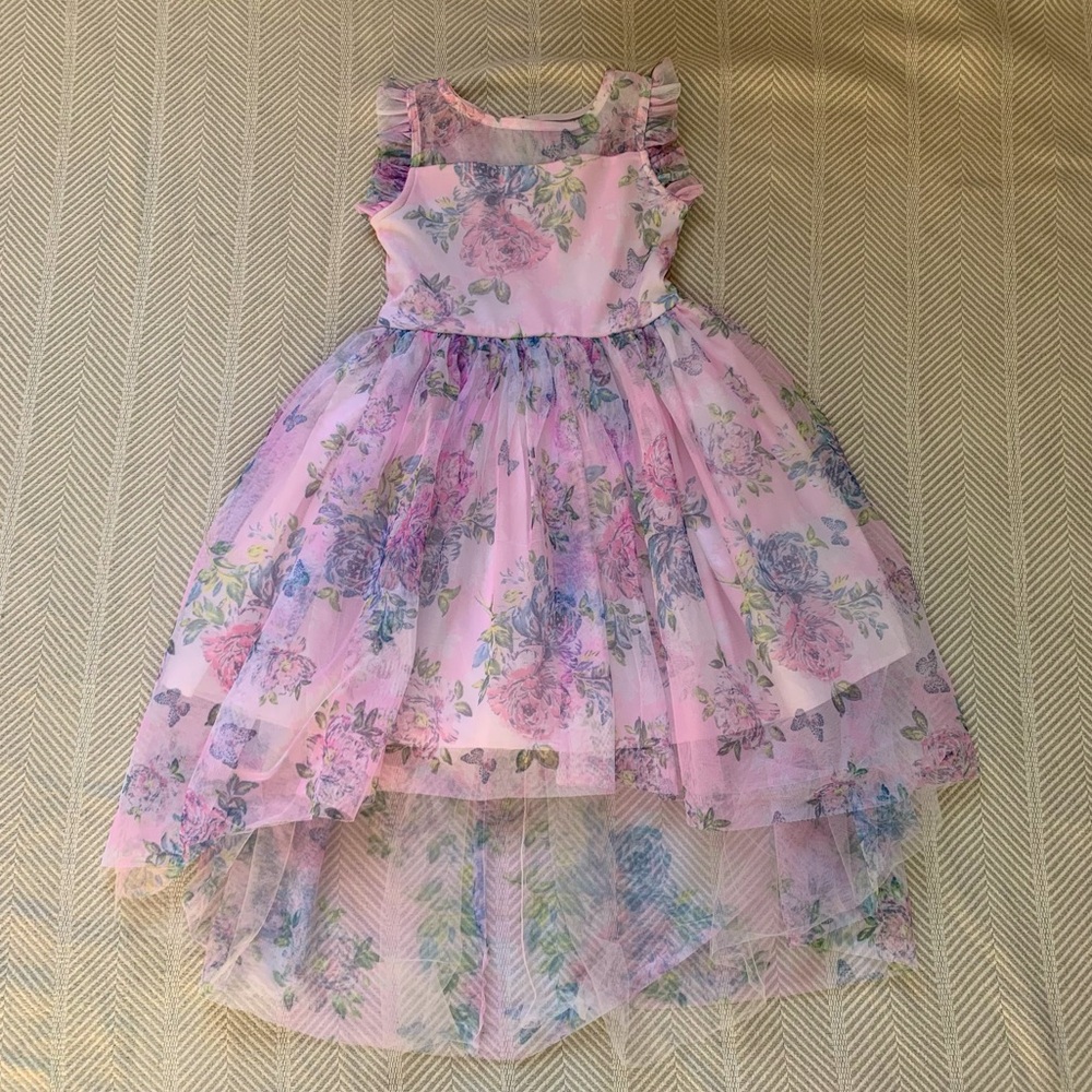 Zenzi floral hi-low dress-S